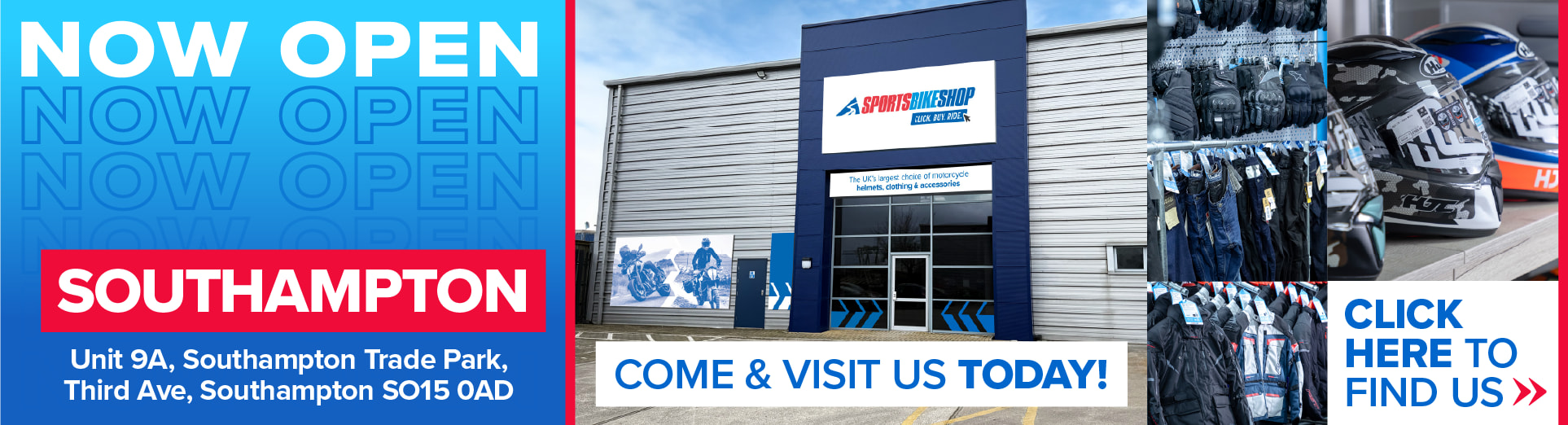 New Southampton store NOW OPEN
