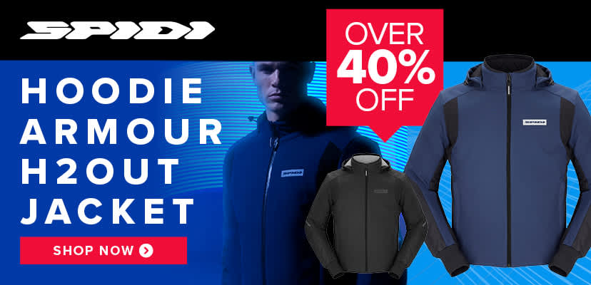 Over 40% off Spidi Hoodie H2Out Jacket