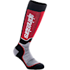 Alpinestars MX Plus Socks - Black / Grey / Red