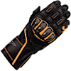 RST S1 CE Leather Gloves - Black / Grey / Neon Orange