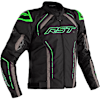 RST S1 CE Textile Jacket - Black / Grey / Neon Green