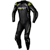 RST S1 CE One Piece Leather Suit - Black / Grey / Flo Yellow