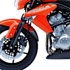 Pyramid Extenda Fenda Matte Black - Kawasaki ER6 N/F