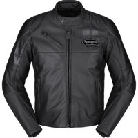 Spidi Roar Leather Jacket - Black