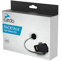 Cardo Packtalk Bold / Black Half Helmet Kit