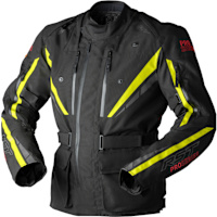 RST Pro Series Paragon D3O Textile Jacket - Black / Fluo Yellow