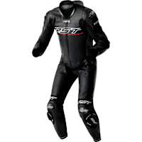 RST Race Dept V4.2 Kangaroo One Piece D3O Airbag Leather Suit - Black