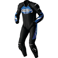 RST Tractech Evo D3O One Piece Leather Suit - Black / Blue 