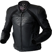 RST Tractech Evo D3O Leather Jacket - Black / Black / Black