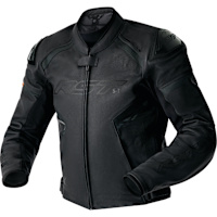 RST S1 D3O Leather Jacket - Black / Black / Black