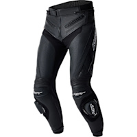 RST Tractech Evo D3O Leather Trousers - Black / White