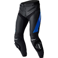 RST Tractech Evo D3O Leather Trousers - Black / Blue