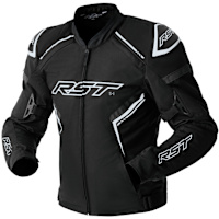 RST S1 D3O Textile Jacket - Black / Black / White