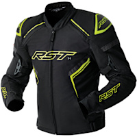 RST S1 D3O Textile Jacket - Black / Grey / Flo Yellow