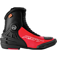 RST Tractech Evo Short D3O Boots - Black / Fluo Red