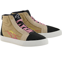 Alpinestars Ride-63 Canvas Riding Boots - Beige / Black / White