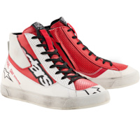 Alpinestars Stated Flair Riding Boots - White / Bright Red