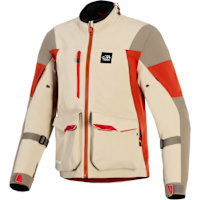 Alpinestars Maxdura Drystar&reg; XF Laminated Armoured Shell Jacket - Aluminum / Walnut / Rust Brown