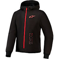 Alpinestars Radium Tech Hoodie - Black / Bright Red