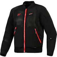 Alpinestars Flight Air Textile Jacket - Black / Bright Red