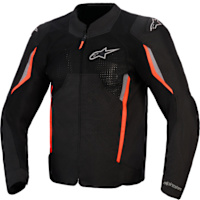 Alpinestars AST V3 Air Jacket - Black / Dark Grey / Fluo Red