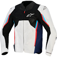 Alpinestars AST V3 Air Jacket - Silver / Deep Blue / Bright Red