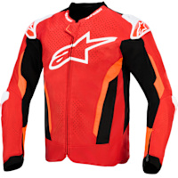 Alpinestars T-GP Air Jacket - Bright Red / Fluo Red / Black