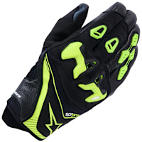 Alpinestars SP-R Pro Gloves - Black / Fluo Yellow
