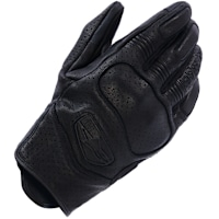 Alpinestars Mustang V3 Leather Gloves - Black / Black
