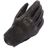 Alpinestars Mustang V3 Leather Gloves - Dark Brown / Black