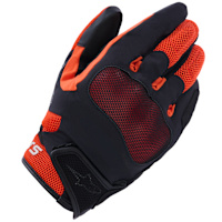 Alpinestars Mongress Airflow Gloves - Black / Red / Tangerine