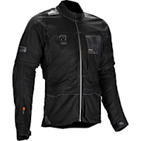 Leatt ADV 5.5 Rally Textile Jacket - Stealth Black / Grey