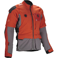 Leatt ADV 5.5 Rally Textile Jacket - Burn Red