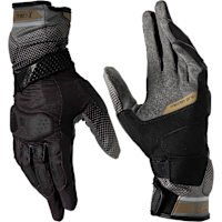 Leatt ADV 5.5 X-Flow Textile Gloves - Stealth Black / Grey