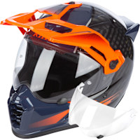 Klim Krios Pro V2 - Echo Gloss Black / Striking Orange / Petrol