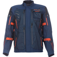 Klim Badlands Pro V5 Gore-Tex Jacket - Dress Blues / Red Oxide