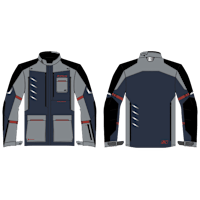 Klim Carlsbad V4 Gore-Tex CE Jacket - Dress Blues / Red Oxide