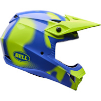 Bell MX-10 MIPS Kids - Camo Fluo Yellow