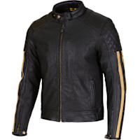 Merlin Icon D3O&reg; Leather Jacket - Black / Gold