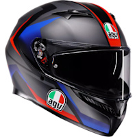 AGV K3 - Striga Matt Black / Blue / Red