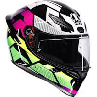 AGV K1 S - Punkpulse Black / Purple / Lime