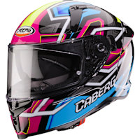 Caberg Avalon X - Brama Black / Light Blue / Fluo Yellow / Fuchsia