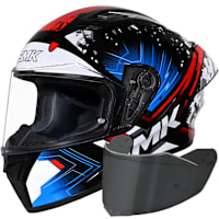 SMK Stellar Sport - Flare Black / Blue / Red