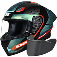 SMK Stellar Sport - Flight Black / Teal / Orange