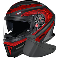 SMK Agnar - Cyborg Matt Black / Red / Anthracite