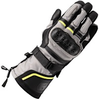 Oxford Montreal 5.0 Textile Gloves - Grey / Black / Yellow