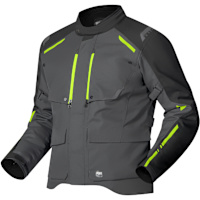 Richa Taurus Textile Jacket - Black / Fluo Yellow