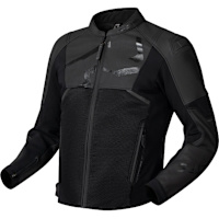 Richa Stradale Evo Leather Jacket - Black / Black