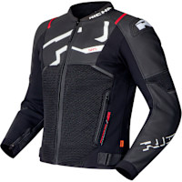Richa Stradale Evo Leather Jacket - Black / White