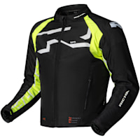Richa Stradale Textile Waterproof Jacket - Black / Fluo Yellow